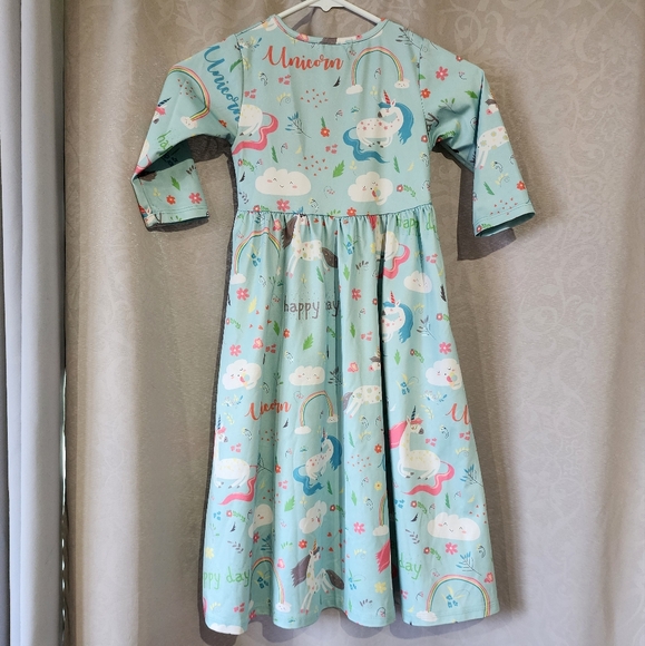 Unicorn Long Sleeve Dress - Picture 2 of 8